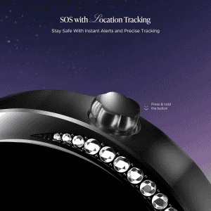 boAt enigma Gem Smartwatch | AMOLED Display | Single Chip BT Calling | Metallic Black