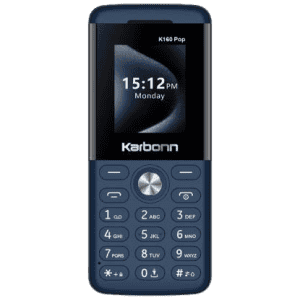 Karbonn K160 Pop Dual SIM Keypad Phone | Dark Blue Black
