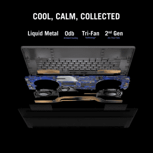 ASUS ROG Zephyrus G16 Gaming Laptop | Intel Core Ultra 7 155H | 16 GB | 1 TB SSD | 8 GB Graphics NVIDIA GeForce RTX 4060 | Eclipse Gray | GU605MV-CO711WS