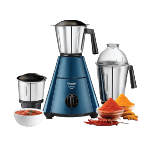 Prestige Grace Mixer Grinder | 750 Watts | 3 Jars