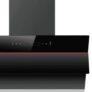 Hafele Renata Inclined 90 Wall Mounted Chimney | 90cm | Black
