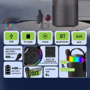 Salpido Party waves 505 Bluetooth Speaker | 15 W | Black