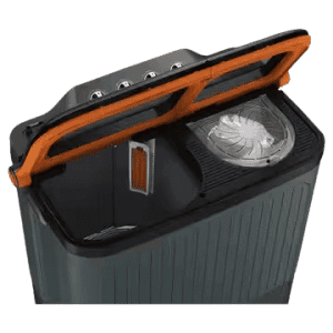 Lloyd Semi Automatic Top Load Washing Machine | 8 kg | 5 Star | Grey | GLWS805EXAVG