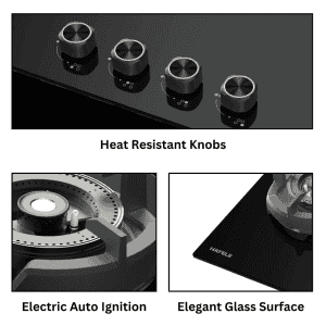Hafele Augusta 378 Hob | Black