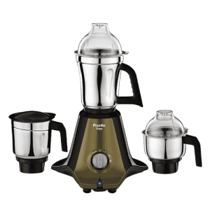 Preethi Titan Mixer Grinder | 3 Jars | 1000W | Black | MG-283