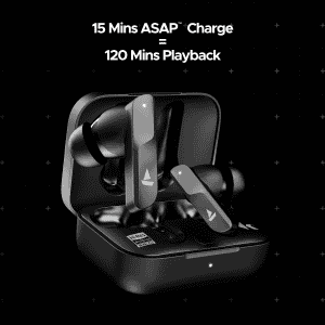 boAt Nirvana X TWS Bluetooth Earbuds | Cosmic Onyx