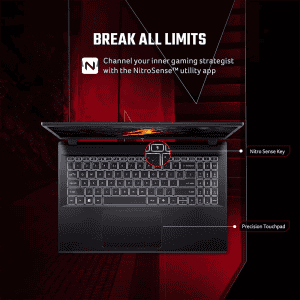Acer Nitro V 15 Gaming Laptop | AMD Ryzen 7 7735HS | 16 GB | 512GB | ‎NVIDIA GeForce RTX 3050 6 GB | Obsidian Black | UN.QPFSI.00A