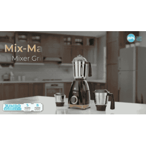 BPL MIX-MASTER Mixer Grinder |  750 Watts | 3 MultiPurpose Jars