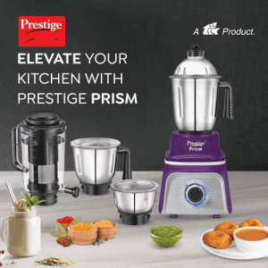 Prestige Prism Mixer Grinder | 750 Watts | 4 Jars