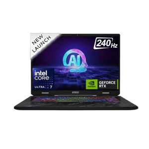 MSI Pulse 17 AI Gaming Laptop | Intel Core Ultra 7 155H | 16GB | 1TB SSD | NVIDIA GeForce RTX 4070 | Black | C1VGKG-031IN