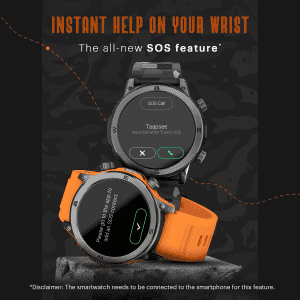 NoiseFit Endeavour Smartwatch | Jet Black
