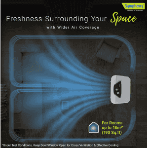 Symphony HiFlo 40 Personal Air Cooler | 40L | Light Grey