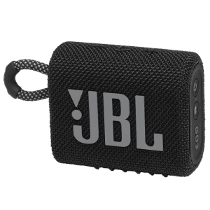 JBL Go 3 Eco Wireless Ultra Portable Bluetooth Speaker | Rugged Fabric Design | Waterproof | Black