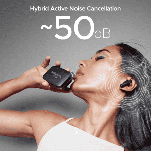 boAt Nirvana Ivy Wireless Earbuds | Gunmetal Black