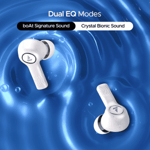 boAt Nirvana Iris Truly Wireless Ear Buds | Quartz White