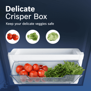 Bosch Direct Cool Single Door Refrigerator | 187L | Fine Steel | CST18S25PI