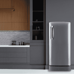 LG Single Door Refrigerator | 185 L | 5 Star | Shiny Steel | GL-D201APZU BPZZEBN