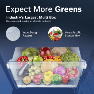 Bosch Direct Cool Single Door Refrigerator | 187L | Fine Steel | CST18S25PI