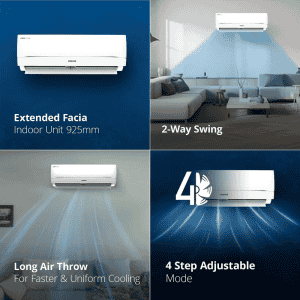 Voltas 183V Vectra Zenith Inverter Split AC | 1.5 Ton | 3 Star | Silver