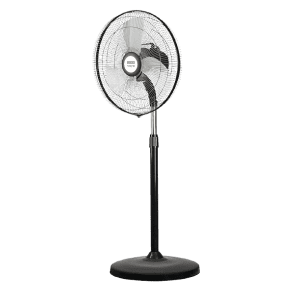 Usha Turbo 180 Pedestal Fan | 450mm | Metal Black