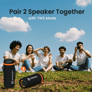 Portronics Breeze 7 Bluetooth Speaker | 15W | Black | POR 2854