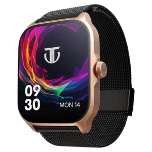 Titan Zeal Smartwatch | AMOLED | BT Calling | Rose Gold Mesh