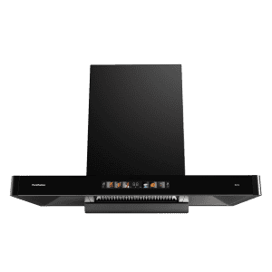 Pureflames Delta 90 Chimney | 90 cm | black body