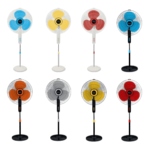 Blueberry JAZZ PRO High Speed Pedestal Fan | 55 Watts | 3 blade | Multi color