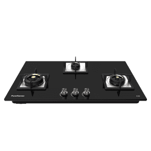 Pureflames S 90 | 3 Burners | Black