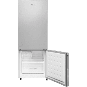 Haier Frost Free Double Door Refrigerator | 300 L | 2 Star | Brushline Silver | HRB-3502BS-P