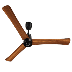 Atomberg Renesa Elite Smart | 1200 mm | BLDC Ceiling Fan with Remote Control & LED Indicators | Golden Oakwood