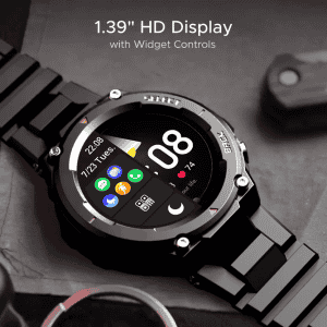 boAt Wave Force 3 BT Calling Smartwatch | GPS Position Tracking | Active Black