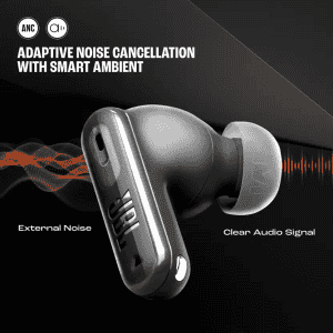 JBL Tune Beam 2 TWS Earbuds | Black | JBLTBEAM2BLK
