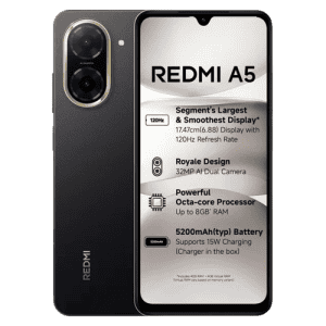 Redmi A5 4G | 3GB | 64GB | Just Black
