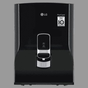 LG RO + Carbon Filter Water Purifier | 8L | Stainless Steel Tank | Solid Black | WW131NP