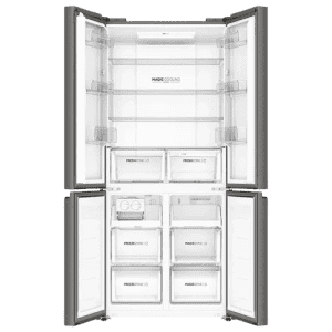 Haier Frost Free French Convertible Refrigerator | 520 L | Inox Steel | HRB-600IS-P