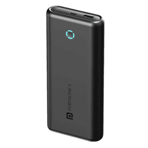 Portronics PowerPod 20K Advanced Power Bank | 20000 mAh | Black