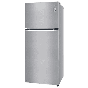 LG Double Door Refrigerator | 380L | 2 Star | Smart Inverter Compressor | Shiny Steel | GL-S412SPZY FPZZEBN