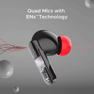boAt Airdopes Ultra Plus TWS Ear Earbuds | Wireless Earbuds with 50 Hours | Midnight Black