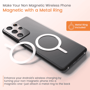 Portronics Chyro Magnetic 15W  Wireless Fast Charging Powerbank | 10000mAh |  20W | Black | POR 2663