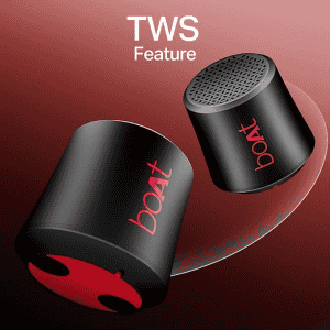 boAt Stone Uno Bluetooth Speaker | 6HRS Battery | 3W | Raging Black