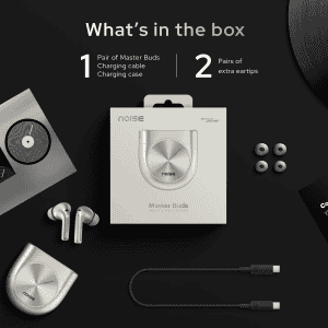 Noise Master Bluetooth Earbuds | Onyx Black
