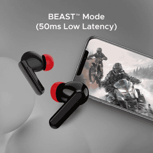 boAt Airdopes Ultra Plus TWS Ear Earbuds | Wireless Earbuds with 50 Hours | Midnight Black