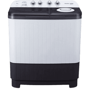 Voltas Beko Semi Automatic Top Load Washing Machine | 7.5 kg | 5 Star | Grey | WTT75DGRT