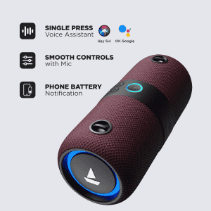 boAt Stone Bluetooth Speaker | 14 W |  upto 9 Hours Battery  | True Wireless | 1208