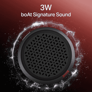 boAt Stone Uno Bluetooth Speaker | 6HRS Battery | 3W | Raging Black
