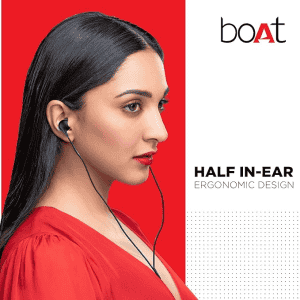 boAt Bassheads 104 in Ear Wired Earphones | Black