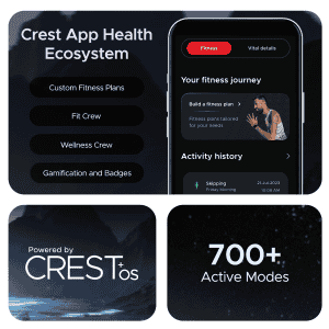 Boat Lunar Orb Smartwatch | AMOLED Display |  BT Calling | Metal Grey