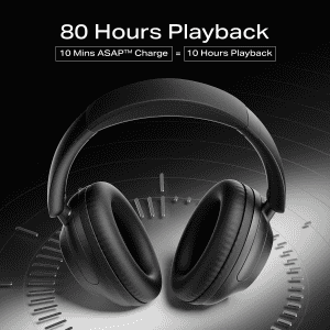 boAt  Rockerz 650 Pro Bluetooth Wireless Headphone | Fast Charge | Dolby Audio | Iris Black