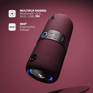 boAt Stone Bluetooth Speaker | 14 W |  upto 9 Hours Battery  | True Wireless | 1208